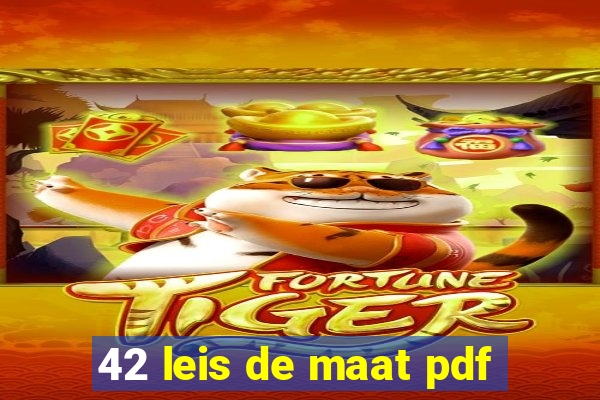 42 leis de maat pdf